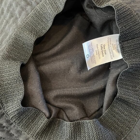 Wide Brim Bucket Hat - Black - OSFM Youth - Sun Protection - Picture 2 of 2